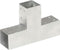 vidaXL - Paalverbinding - T-vorm - 71x71 - mm - gegalvaniseerd - metaal
