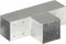 vidaXL - Paalverbinding - T-vorm - 91x91 - mm - gegalvaniseerd - metaal