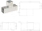 vidaXL - Paalverbinding - T-vorm - 91x91 - mm - gegalvaniseerd - metaal