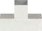 vidaXL - Paalverbinding - T-vorm - 91x91 - mm - gegalvaniseerd - metaal