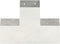 vidaXL - Paalverbinding - X-vorm - 101x101 - mm - gegalvaniseerd - metaal