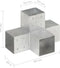 vidaXL - Paalverbinding - X-vorm - 101x101 - mm - gegalvaniseerd - metaal
