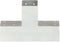 vidaXL - Paalverbinding - X-vorm - 71x71 - mm - gegalvaniseerd - metaal