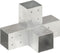 vidaXL - Paalverbinding - X-vorm - 81x81 - mm - gegalvaniseerd - metaal