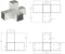 vidaXL - Paalverbinding - X-vorm - 81x81 - mm - gegalvaniseerd - metaal