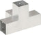 vidaXL - Paalverbinding - X-vorm - 81x81 - mm - gegalvaniseerd - metaal