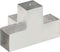 vidaXL - Paalverbinding - X-vorm - 91x91 - mm - gegalvaniseerd - metaal