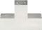 vidaXL - Paalverbinding - X-vorm - 91x91 - mm - gegalvaniseerd - metaal