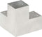 vidaXL - Paalverbinding - Y-vorm - 101x101 - mm - gegalvaniseerd - metaal