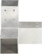 vidaXL - Paalverbinding - Y-vorm - 71x71 - mm - gegalvaniseerd - metaal