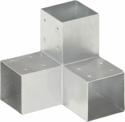 vidaXL - Paalverbinding - Y-vorm - 91x91 - mm - gegalvaniseerd - metaal