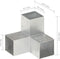 vidaXL - Paalverbinding - Y-vorm - 91x91 - mm - gegalvaniseerd - metaal