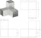 vidaXL - Paalverbinding - Y-vorm - 91x91 - mm - gegalvaniseerd - metaal