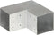vidaXL - Paalverbindingen - 4 - st - L-vorm - 101x101 - mm - gegalvaniseerd - metaal