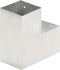 vidaXL - Paalverbindingen - 4 - st - L-vorm - 101x101 - mm - gegalvaniseerd - metaal