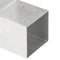 vidaXL - Paalverbindingen - 4 - st - L-vorm - 71x71 - mm - gegalvaniseerd - metaal