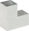vidaXL - Paalverbindingen - 4 - st - L-vorm - 91x91 - mm - gegalvaniseerd - metaal