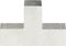 vidaXL - Paalverbindingen - 4 - st - T-vorm - 71x71 - mm - gegalvaniseerd - metaal