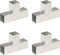 vidaXL - Paalverbindingen - 4 - st - T-vorm - 81x81 - mm - gegalvaniseerd - metaal