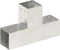 vidaXL - Paalverbindingen - 4 - st - T-vorm - 81x81 - mm - gegalvaniseerd - metaal
