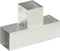 vidaXL - Paalverbindingen - 4 - st - T-vorm - 91x91 - mm - gegalvaniseerd - metaal