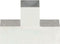 vidaXL - Paalverbindingen - 4 - st - T-vorm - 91x91 - mm - gegalvaniseerd - metaal