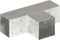 vidaXL - Paalverbindingen - 4 - st - T-vorm - 91x91 - mm - gegalvaniseerd - metaal