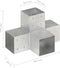 vidaXL - Paalverbindingen - 4 - st - X-vorm - 101x101 - mm - gegalvaniseerd - metaal