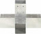 vidaXL - Paalverbindingen - 4 - st - X-vorm - 71x71 - mm - gegalvaniseerd - metaal
