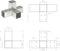 vidaXL - Paalverbindingen - 4 - st - X-vorm - 71x71 - mm - gegalvaniseerd - metaal