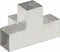 vidaXL - Paalverbindingen - 4 - st - X-vorm - 91x91 - mm - gegalvaniseerd - metaal