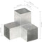 vidaXL - Paalverbindingen - 4 - st - Y-vorm - 101x101 - mm - gegalvaniseerd - metaal