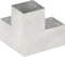 vidaXL - Paalverbindingen - 4 - st - Y-vorm - 101x101 - mm - gegalvaniseerd - metaal