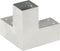 vidaXL - Paalverbindingen - 4 - st - Y-vorm - 71x71 - mm - gegalvaniseerd - metaal