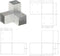 vidaXL - Paalverbindingen - 4 - st - Y-vorm - 91x91 - mm - gegalvaniseerd - metaal