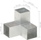 vidaXL - Paalverbindingen - 4 - st - Y-vorm - 91x91 - mm - gegalvaniseerd - metaal