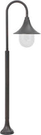 vidaXL Paalverlichting tuin E27 120 cm aluminium brons