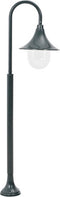 vidaXL Paalverlichting tuin E27 120 cm aluminium donkergroen