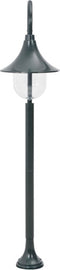 vidaXL Paalverlichting tuin E27 120 cm aluminium donkergroen