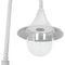 vidaXL Paalverlichting tuin E27 120 cm aluminium wit