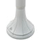 vidaXL Paalverlichting tuin E27 120 cm aluminium wit