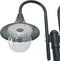 vidaXL Paalverlichting tuin E27 220 cm aluminium donkergroen 2-delig