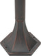 vidaXL Paalverlichting voor tuin E27 110 cm aluminium brons 6 st