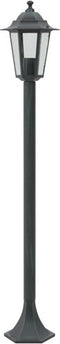 vidaXL Paalverlichting voor tuin E27 110 cm aluminium donkergroen 6 st