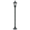 vidaXL Paalverlichting voor tuin E27 110 cm aluminium donkergroen 6 st