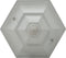 vidaXL Paalverlichting voor tuin E27 110 cm aluminium wit 6 st