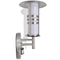 vidaXL Pagode vormige RVS wandlamp met bewegingssensor