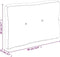 vidaXL - Palletbankkussen - 60x40x12 - cm - stof - turquoise