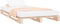 vidaXL - Palletbed - massief - grenenhout - 90x200 - cm