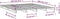 vidaXL - Palletbed - massief - grenenhout - grijs - 120x190 - cm